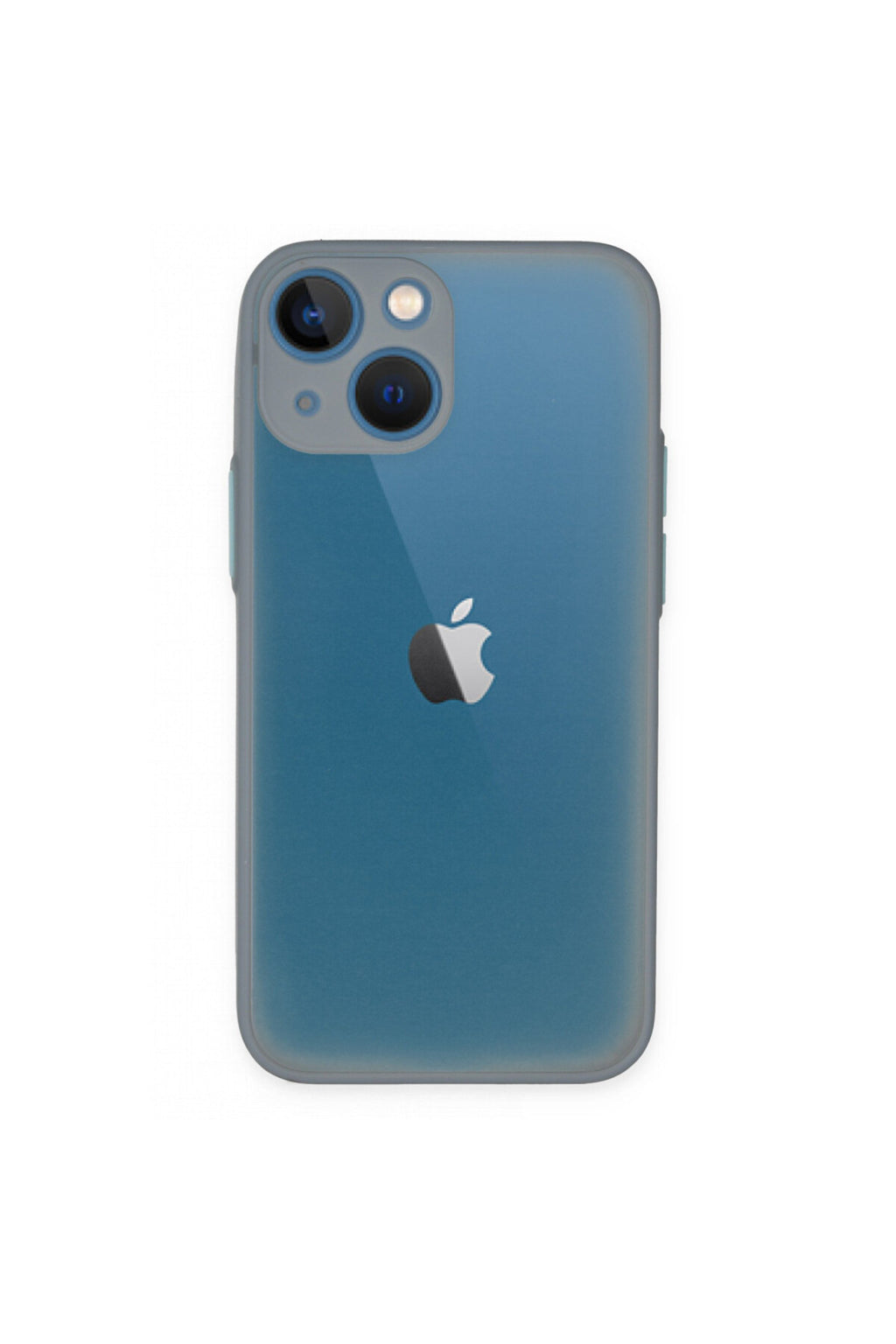 Apple iPhone 15 Plus Uyumlu Kılıf Montreal Silikon Kapak - Gri