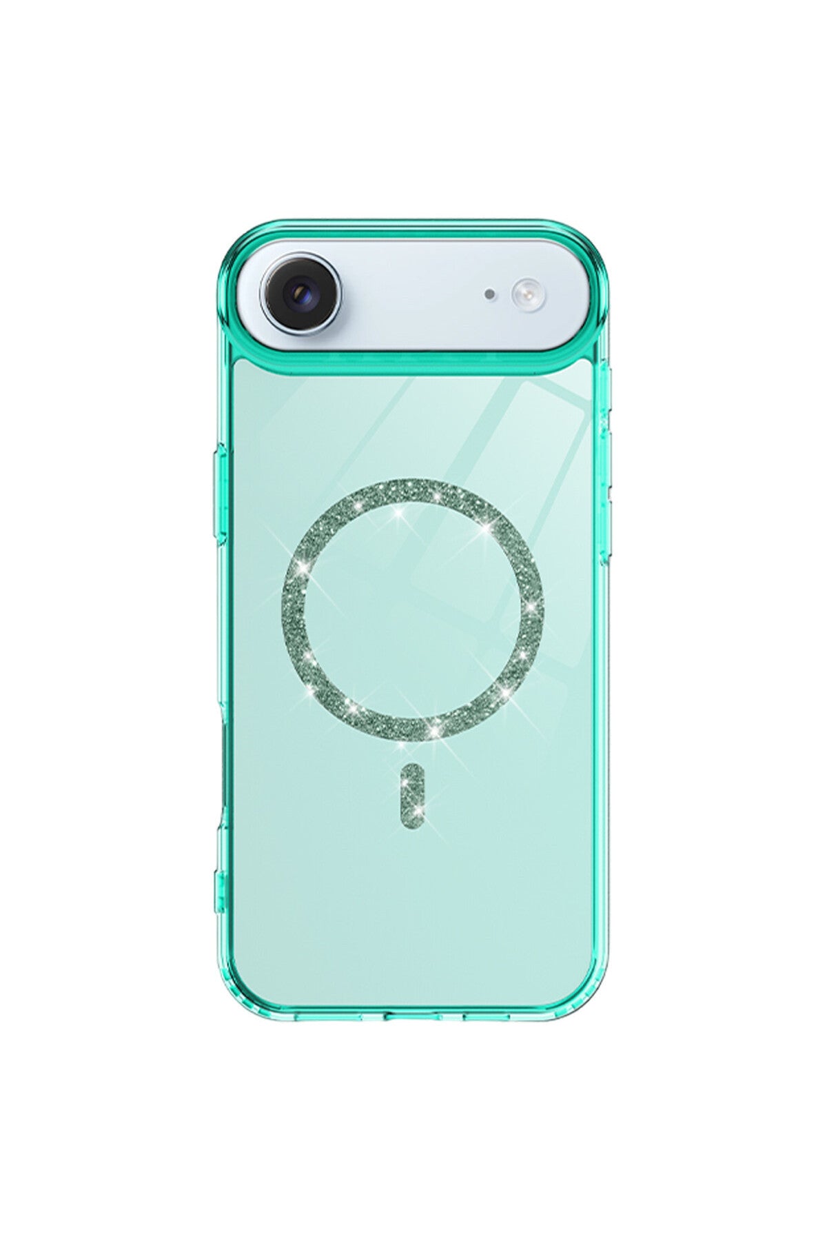 Apple iPhone 17 Air Uyumlu Live Diamond Magsafe Kapak - Yeşil