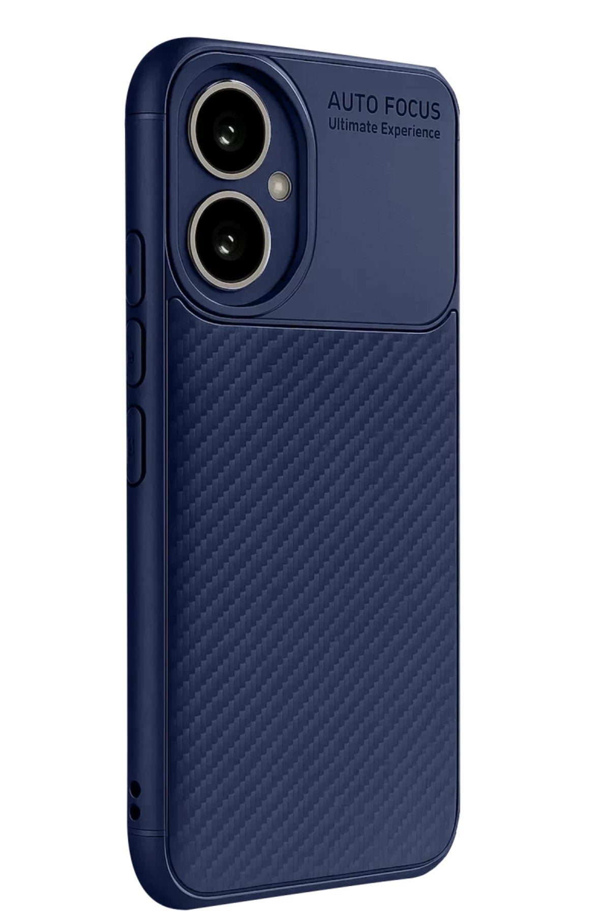 Honor 400 Uyumlu Kılıf Auto Focus Karbon Kapak - Lacivert