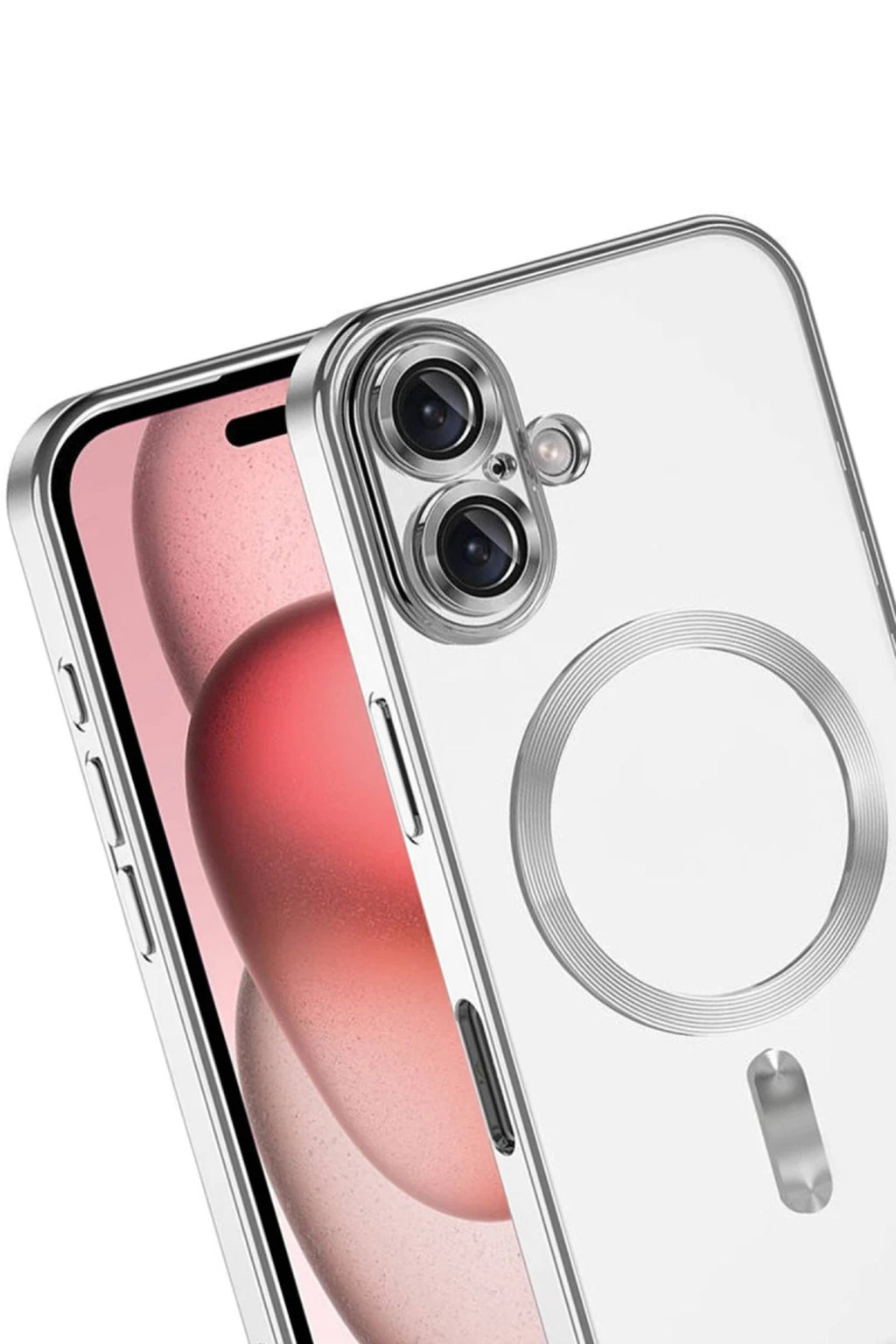 Apple iPhone 17 Uyumlu Kross Magneticsafe Kapak - Gümüş