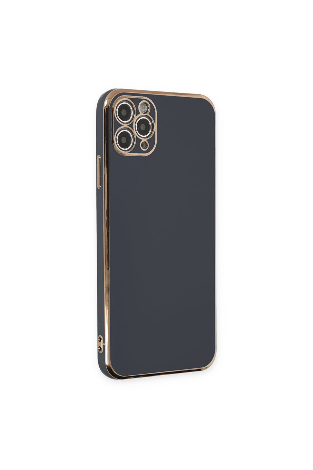 Apple iPhone 11 Pro Max Uyumlu Kılıf Volet Silikon - Siyah