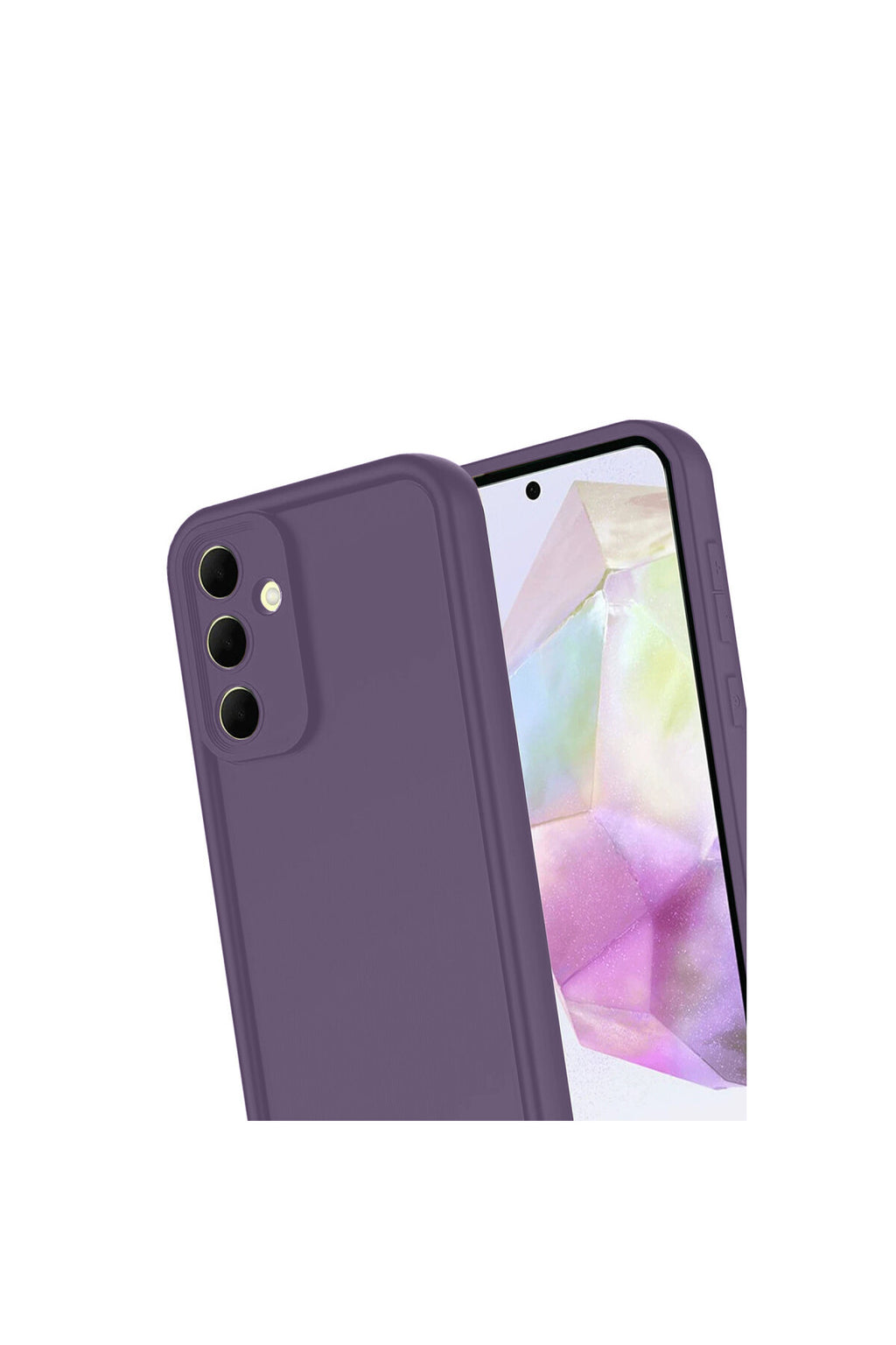 Samsung Galaxy A16 5G Uyumlu Kılıf Viera Silikon - Mürdüm