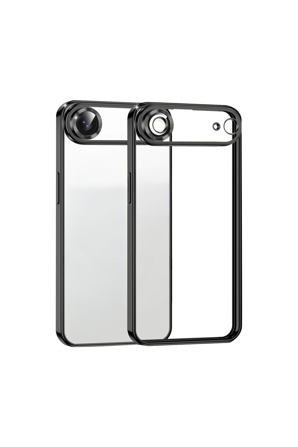 Apple iPhone 17 Air Uyumlu Lensli Silikon - Siyah
