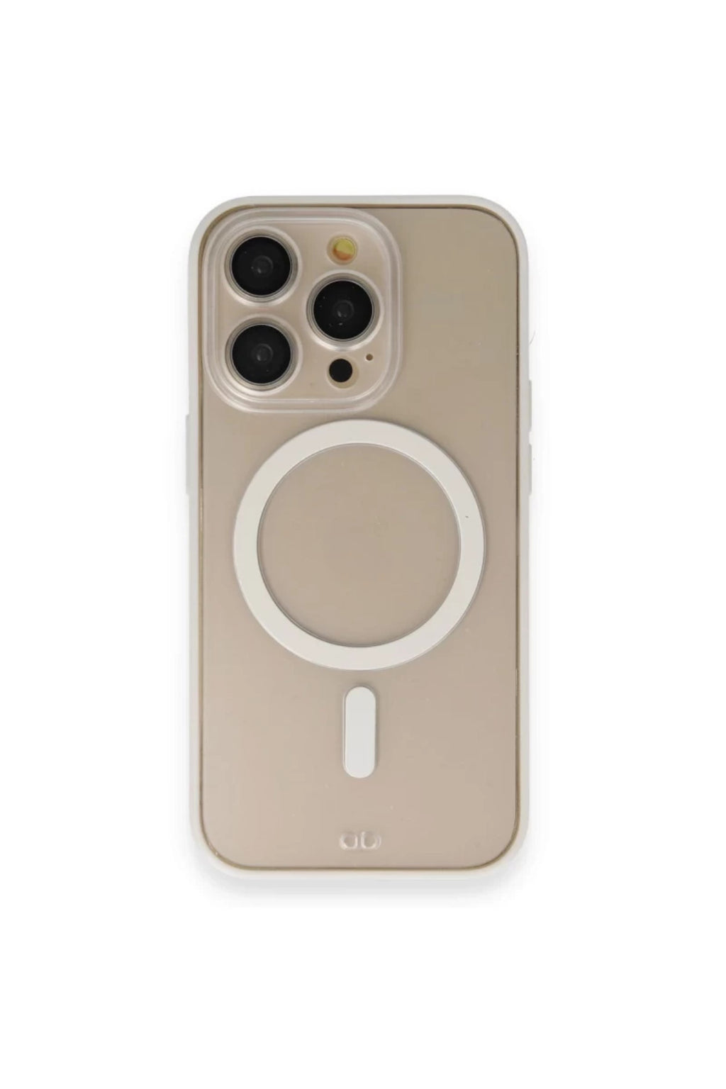 Apple iPhone 14 Pro Uyumlu Kılıf Grand Magneticsafe Kapak - Beyaz