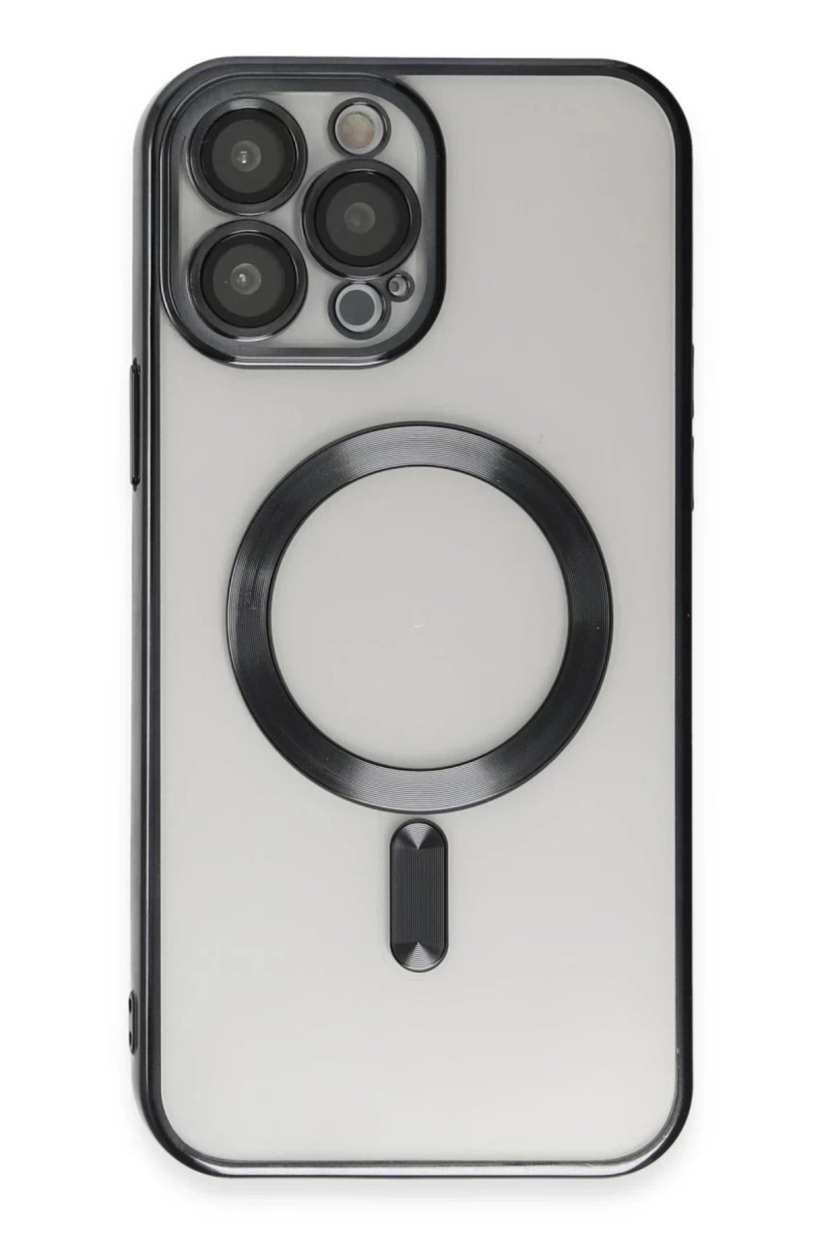 Apple iPhone 15 Pro Uyumlu Kılıf Kross Magneticsafe Kapak - Siyah