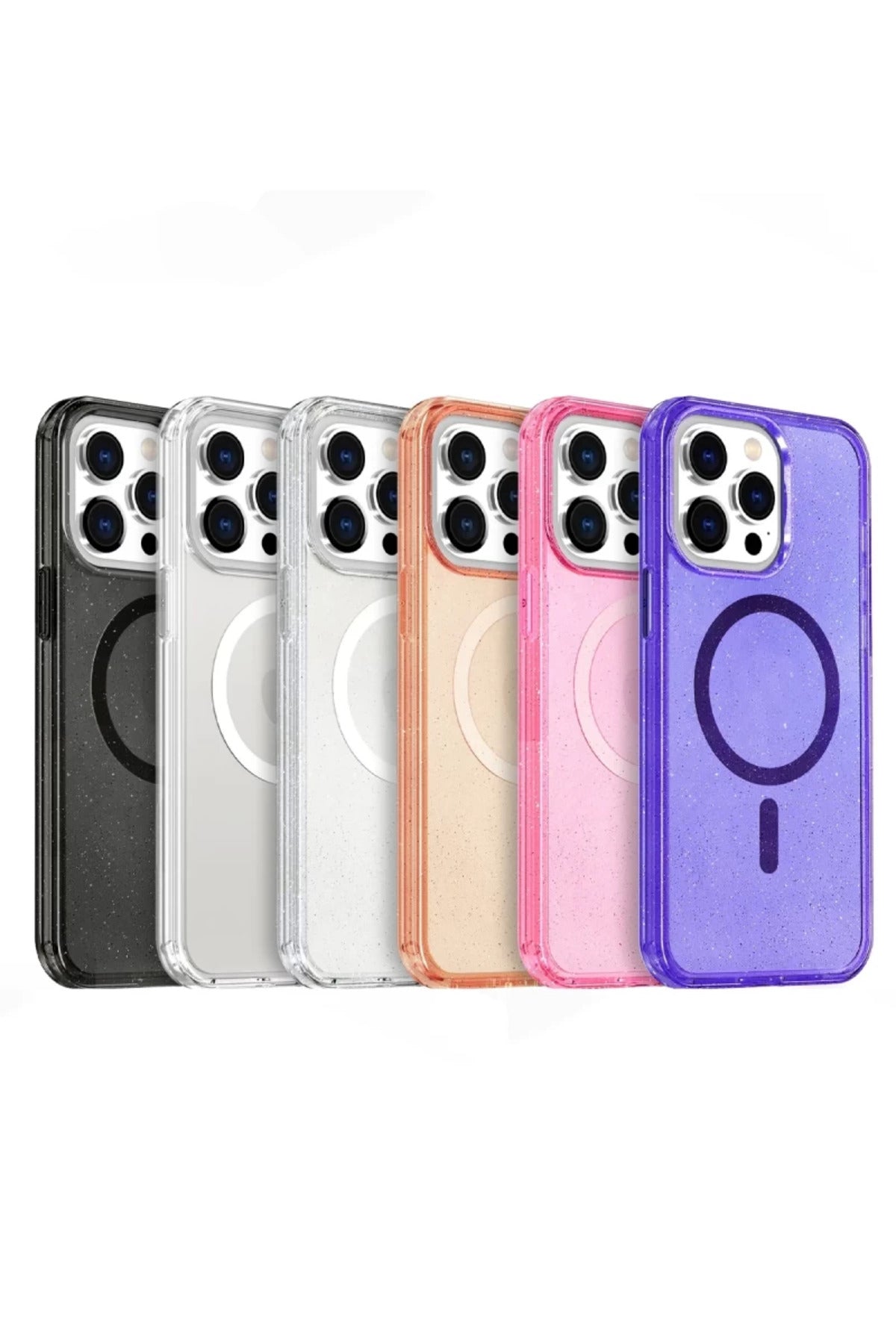 Joko Apple iPhone 15 Pro Max Uyumlu Star Magsafe Kapak - Mor