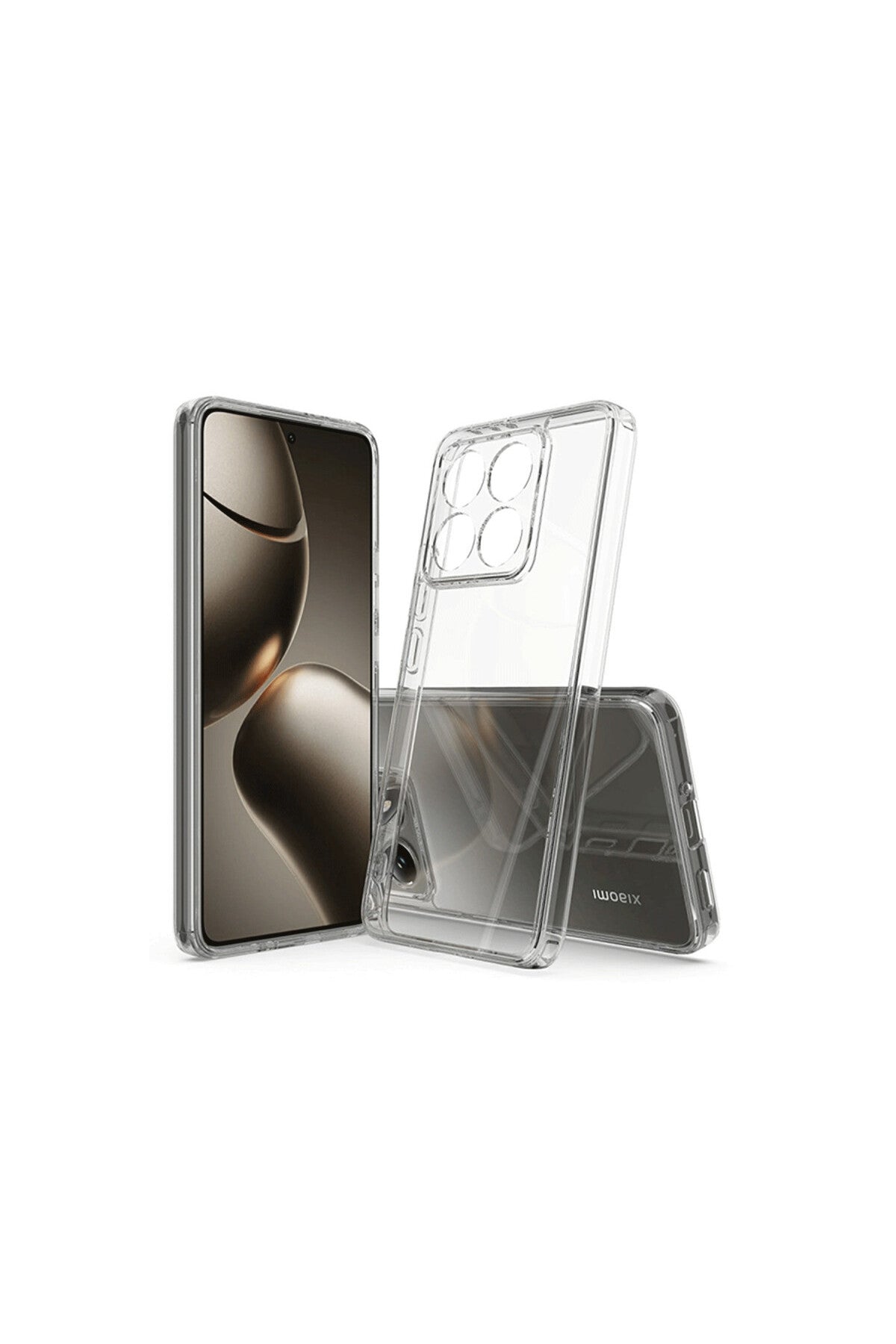 Xiaomi Mi 14T Uyumlu Kılıf Lüx Şeffaf Silikon