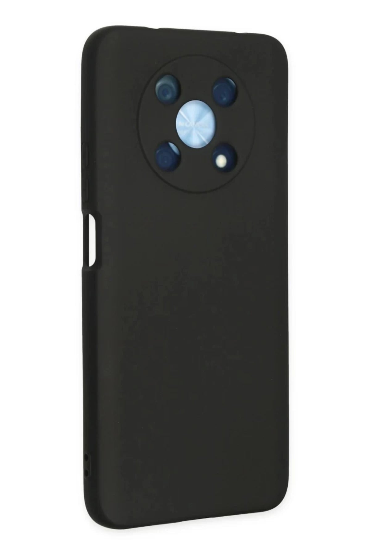 Huawei Nova Y90 Uyumlu Kılıf Nano içi Kadife Silikon - Siyah