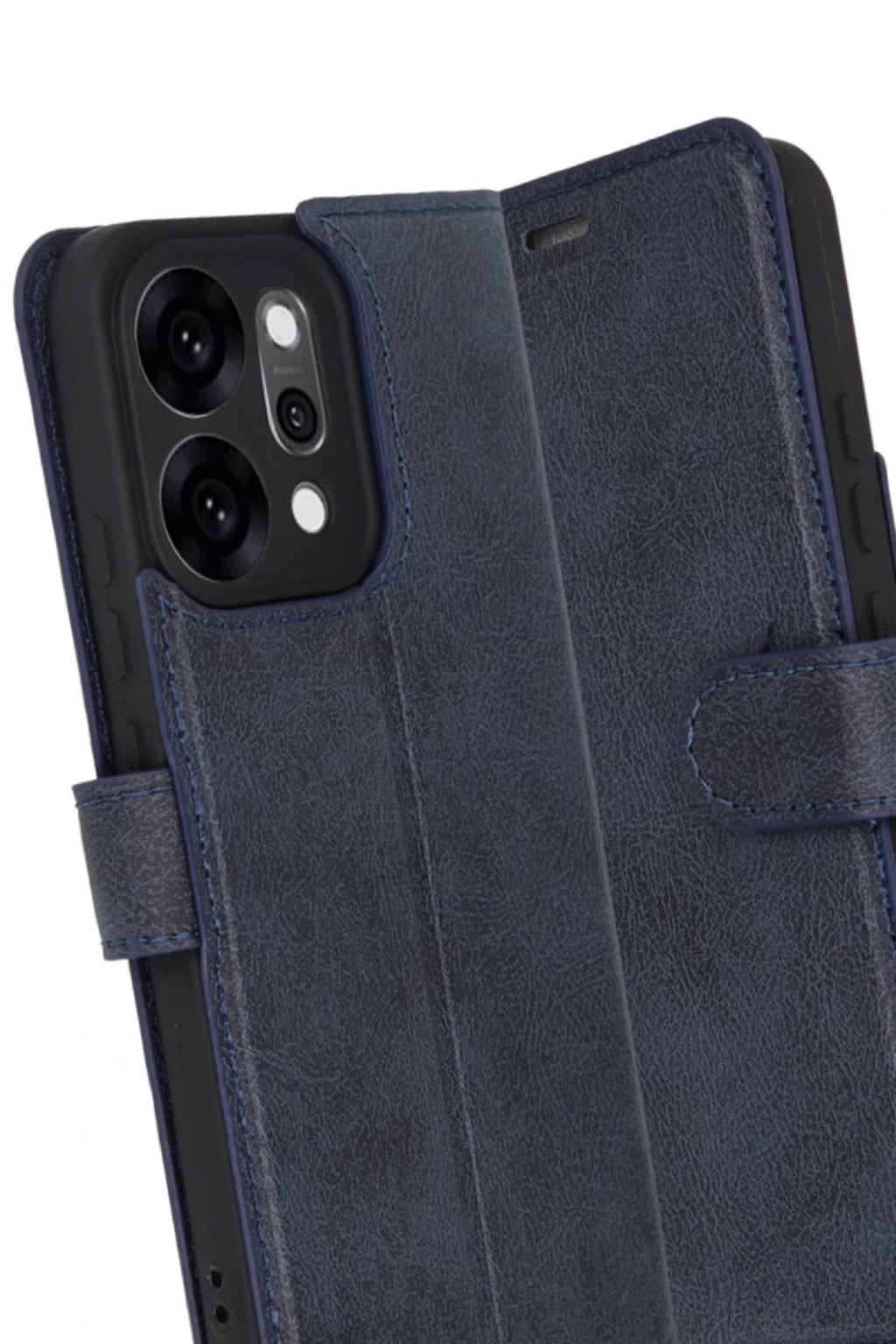 Oppo Reno 14 Uyumlu Trend S Plus Kapaklı Kılıf - Lacivert