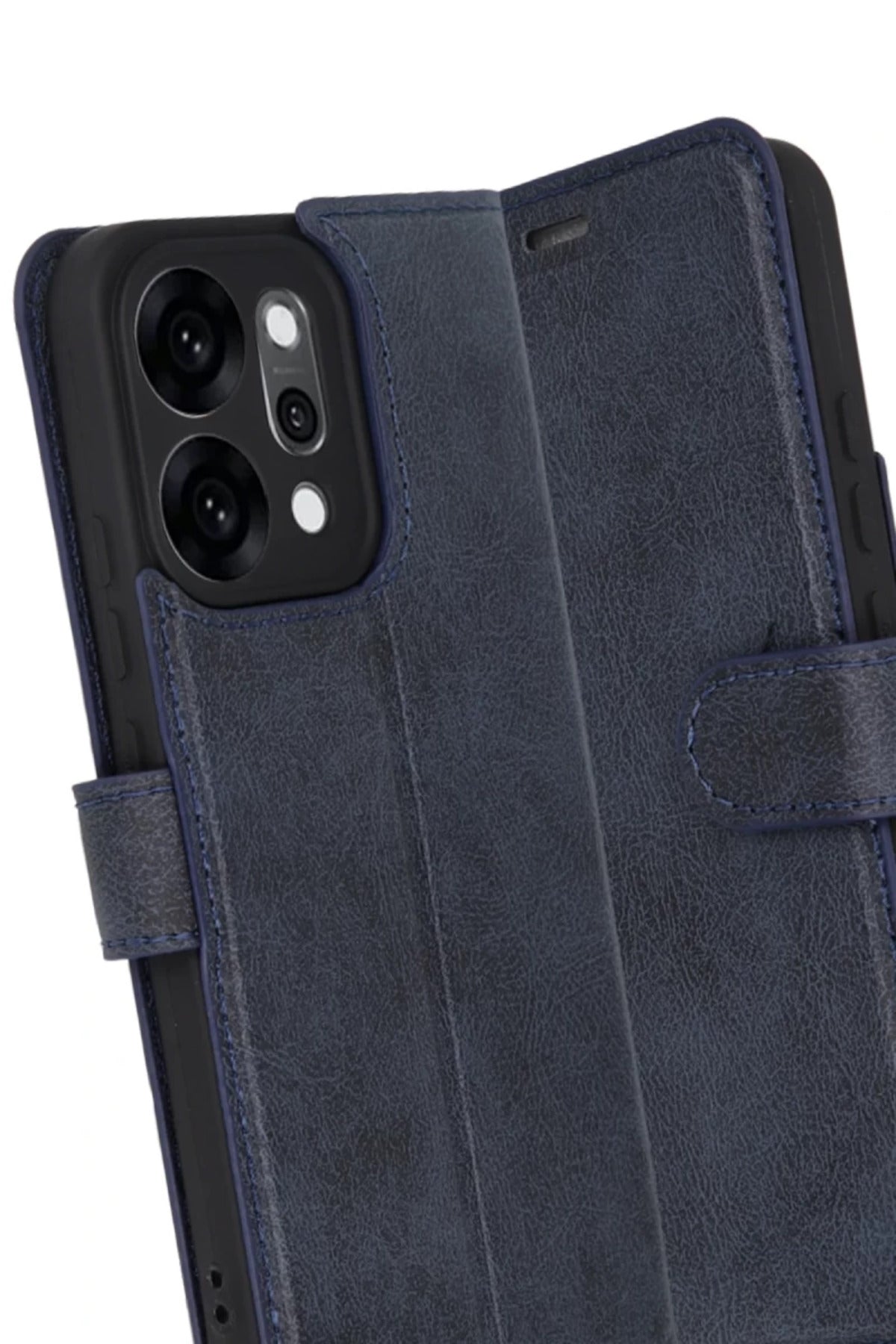 Oppo Reno 14 Uyumlu Trend S Plus Kapaklı Kılıf - Lacivert
