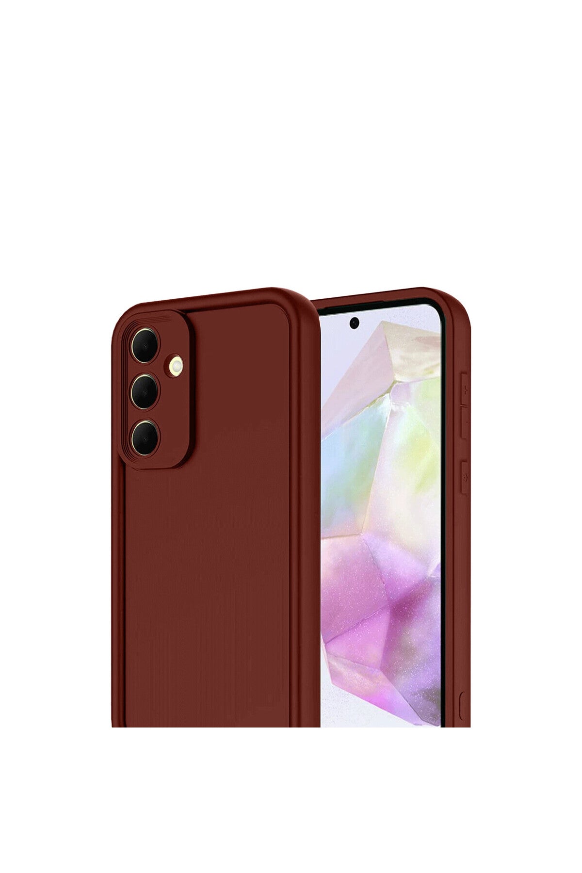 Samsung Galaxy A17 5G Uyumlu Viera Silikon - Bordo