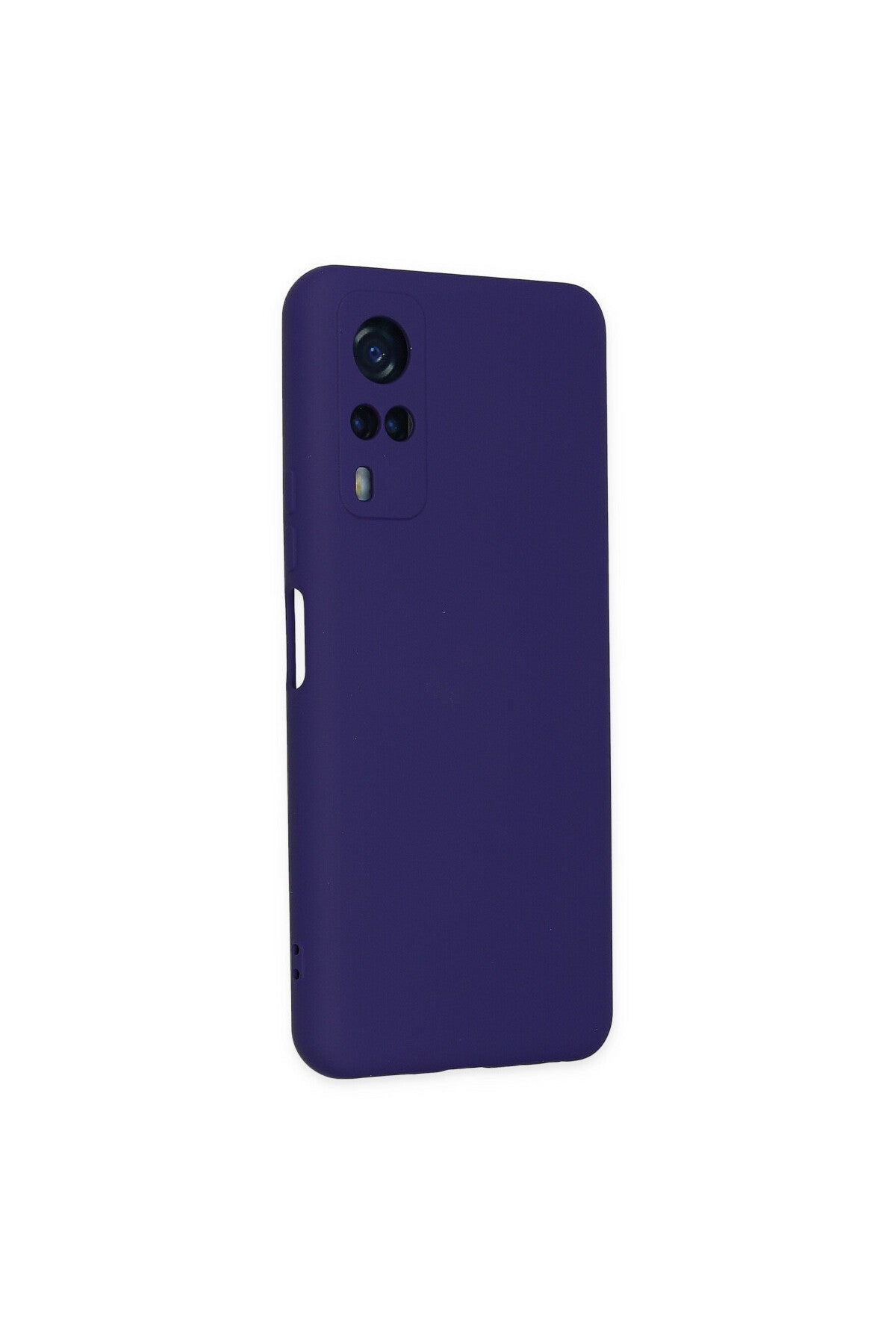 Vivo Y53S Uyumlu Kılıf Nano içi Kadife Silikon - Mor