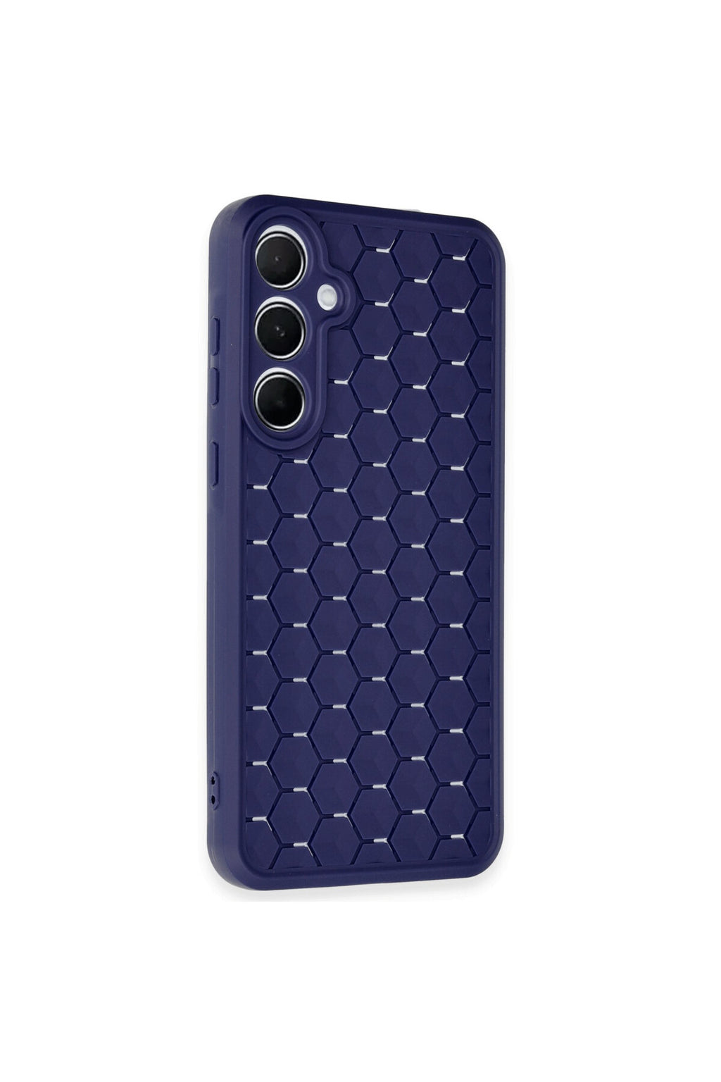 Samsung Galaxy A35 5G Uyumlu Kılıf Petek Silikon Kapak - Lacivert