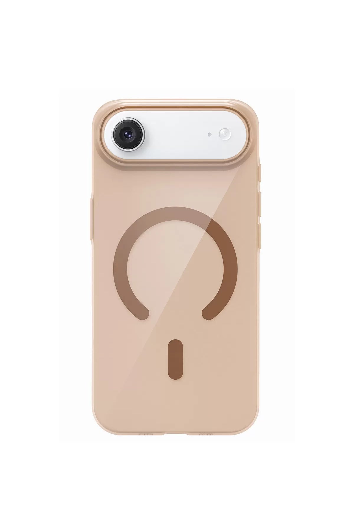 Joko Apple iPhone 17 Air Uyumlu PC Blank Magsafe Kapak - Çöl Titanyum