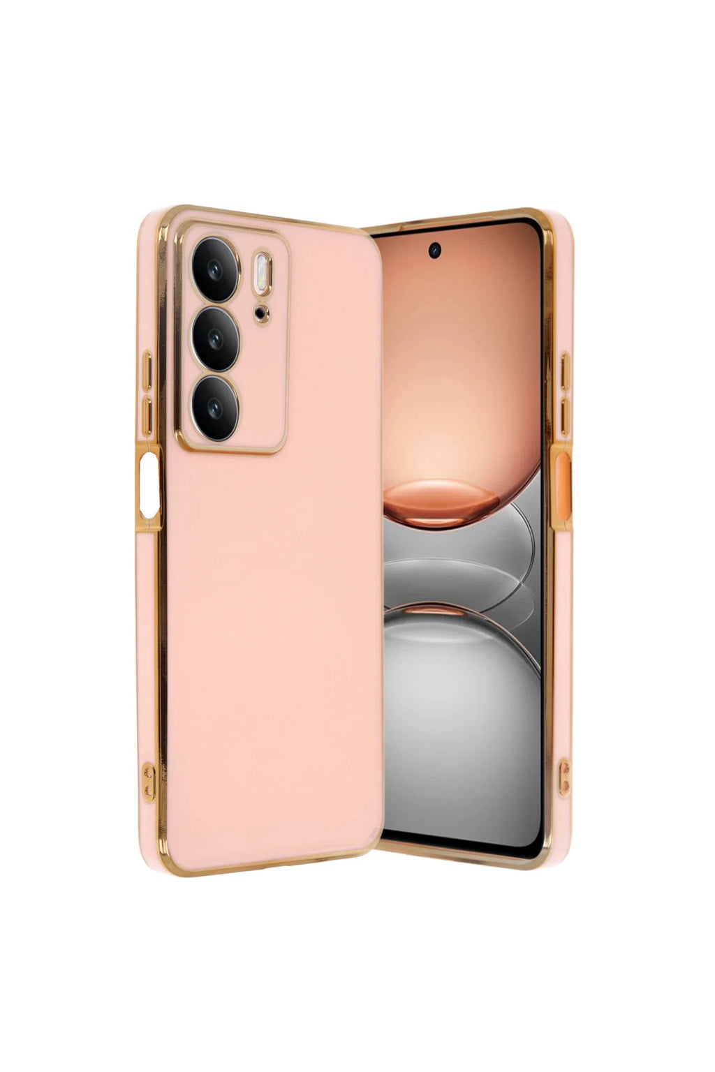 Realme C75 4G Uyumlu Kılıf Volet Silikon - Pembe