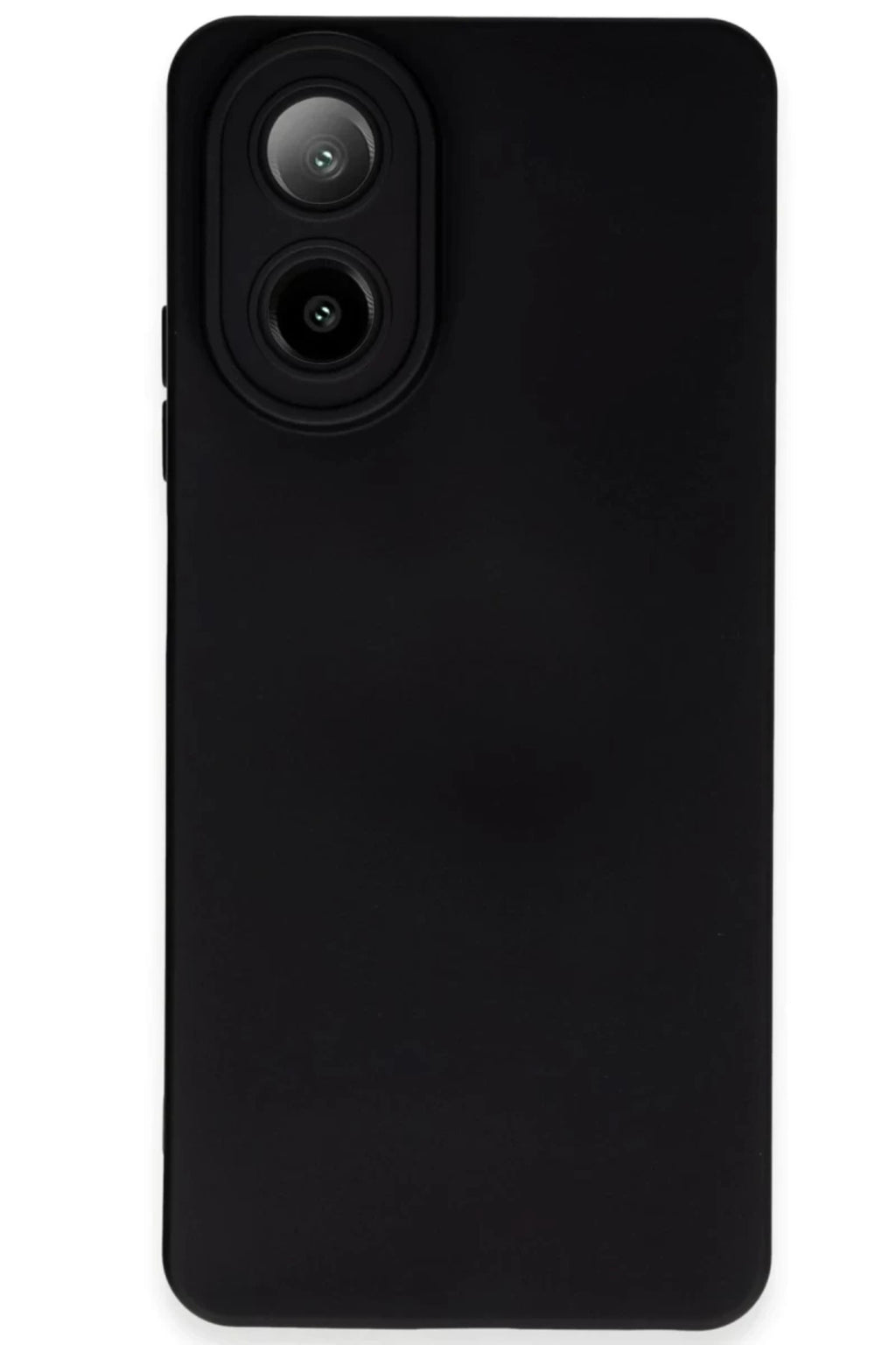 Oppo A38 Uyumlu Kılıf Nano içi Kadife Silikon - Siyah