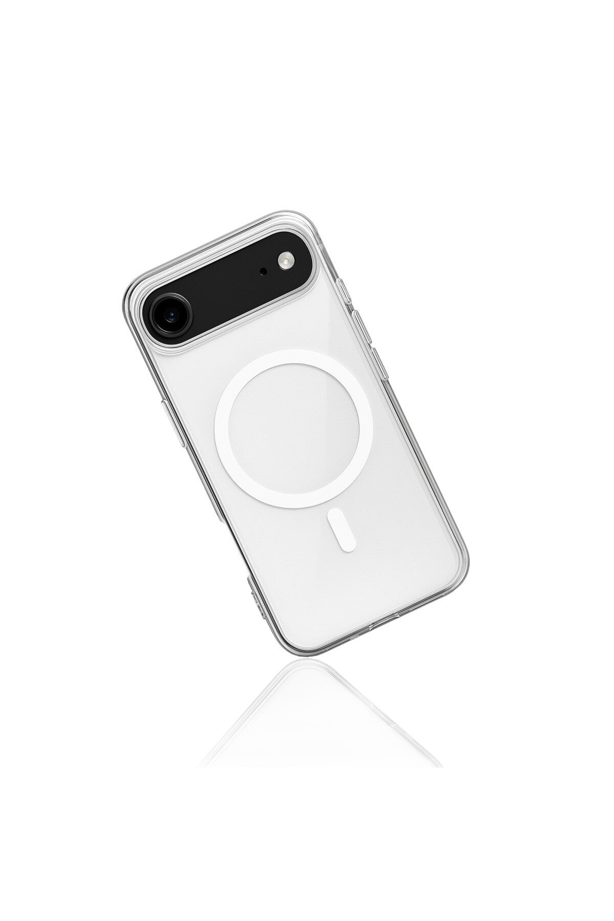Apple iPhone 17 Air Uyumlu Kılıf Magneticsafe Şeffaf Silikon - Şeffaf