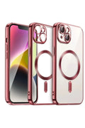 Apple iPhone 15 Uyumlu Kılıf Kross Magneticsafe Kapak - Kırmızı