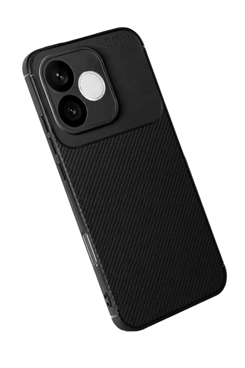 Huawei Honor 600 Lite Uyumlu Auto Focus Karbon Kapak - Siyah