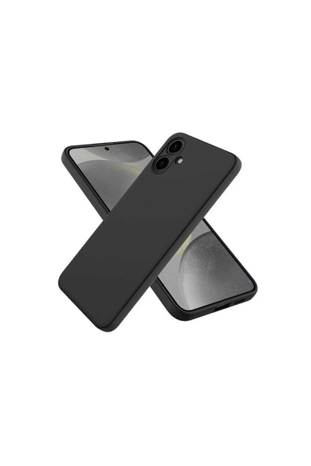 Samsung Galaxy A06 Uyumlu Kılıf First Silikon - Siyah