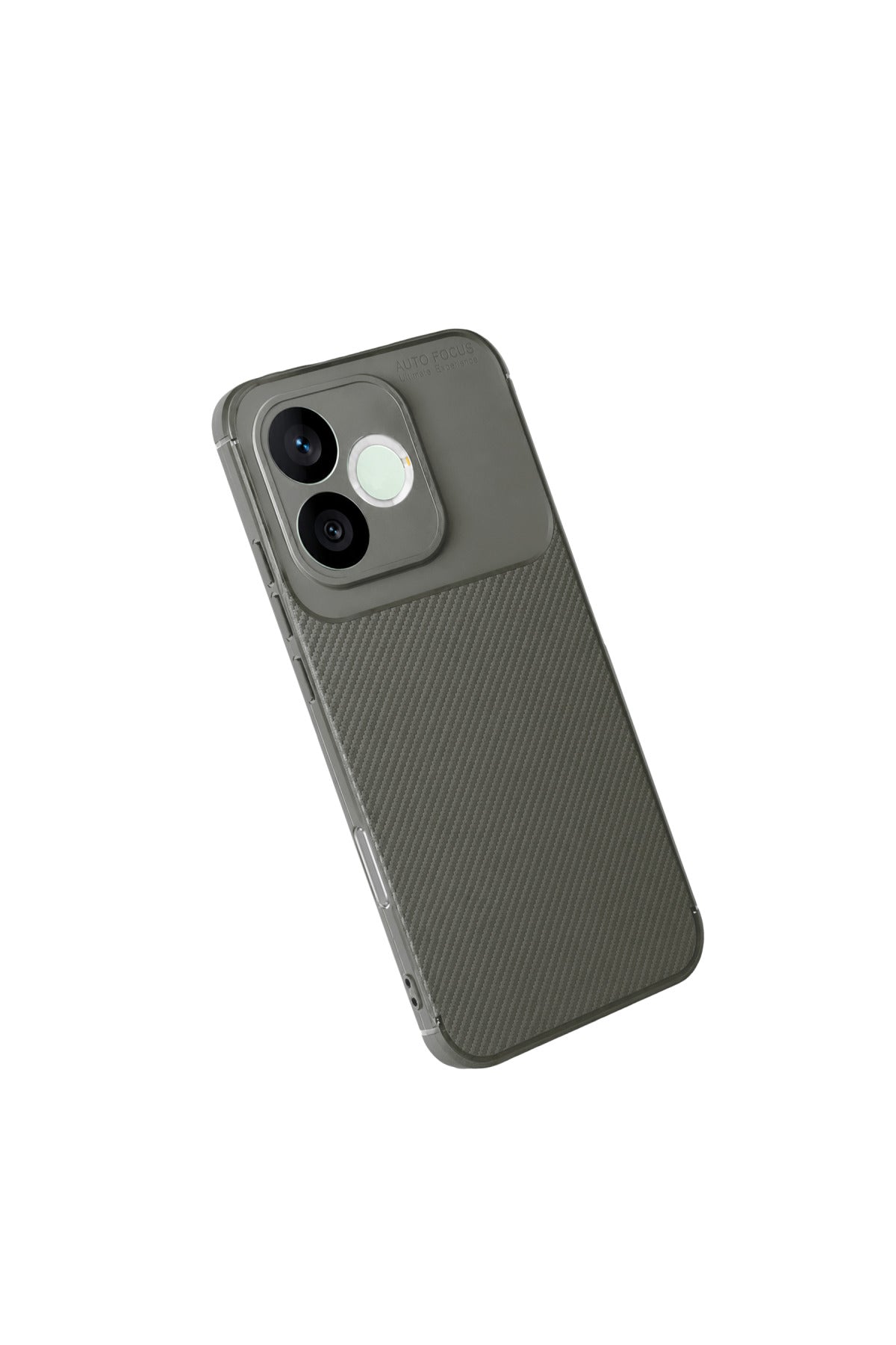 Huawei Honor 600 Lite Uyumlu Auto Focus Karbon Kapak - Gri