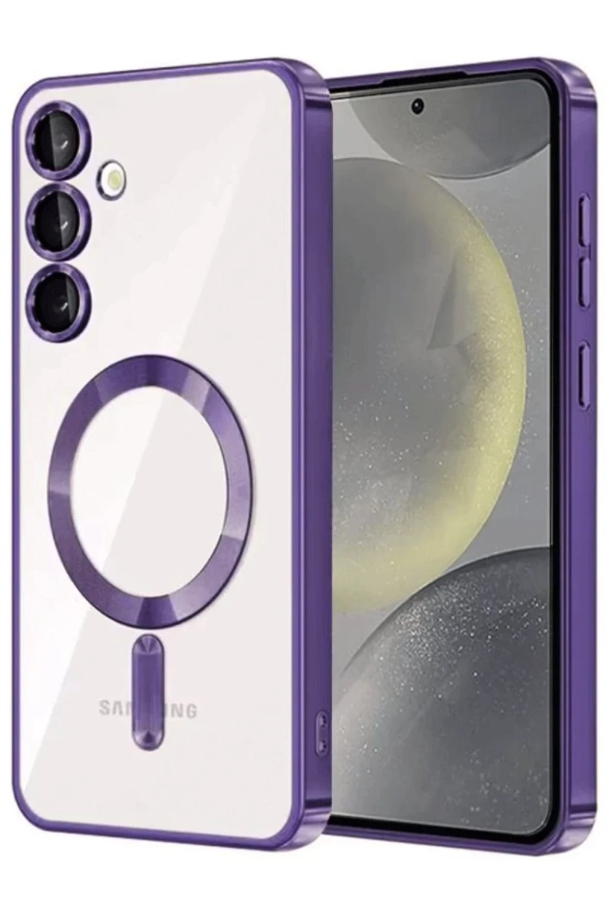 Samsung Galaxy A17 5G Uyumlu Kross Magneticsafe Kapak - Mor