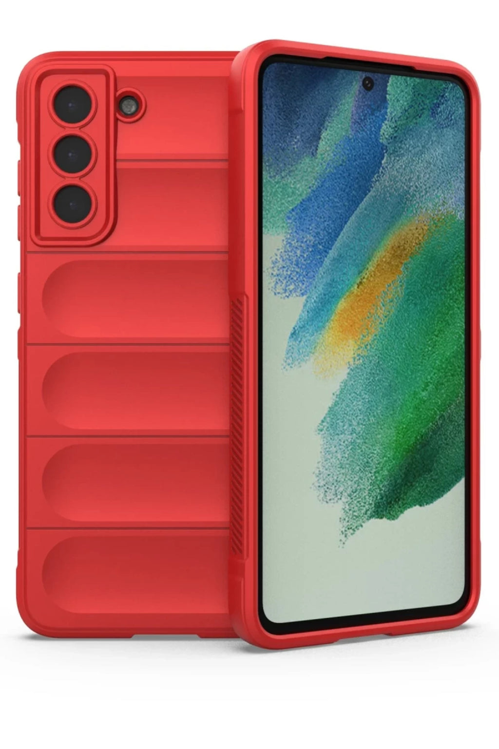 Samsung Galaxy S22 Plus Uyumlu Kılıf Optimum Silikon - Kırmızı