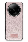 Onegif Xiaomi Redmi A3 4G Uyumlu Bright Simli Kapak - Pembe