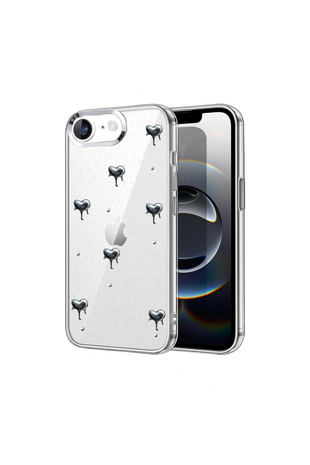 Apple iPhone 16E Uyumlu Fiyonk Desenli Kapak - Desen 1