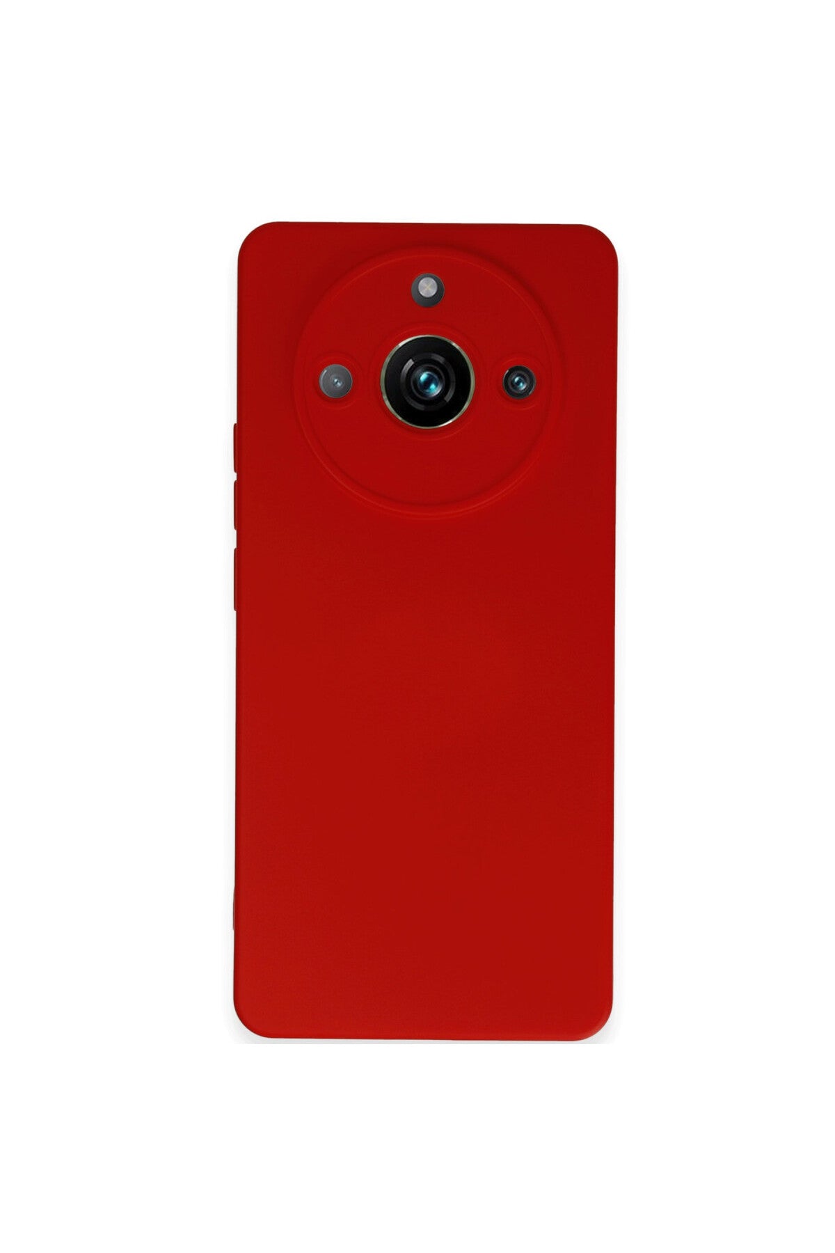 Realme 11 Pro Uyumlu Kılıf Nano içi Kadife Silikon - Kırmızı