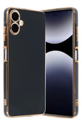 Samsung Galaxy A07 4G Uyumlu Volet Silikon - Siyah