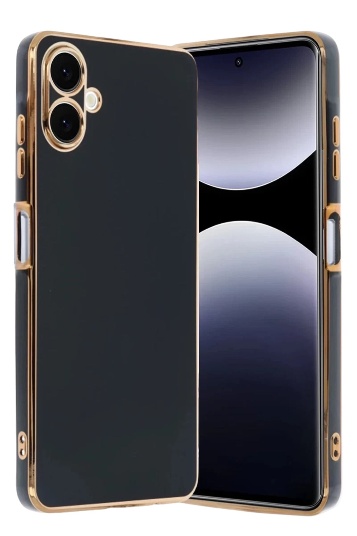 Samsung Galaxy A07 4G Uyumlu Volet Silikon - Siyah