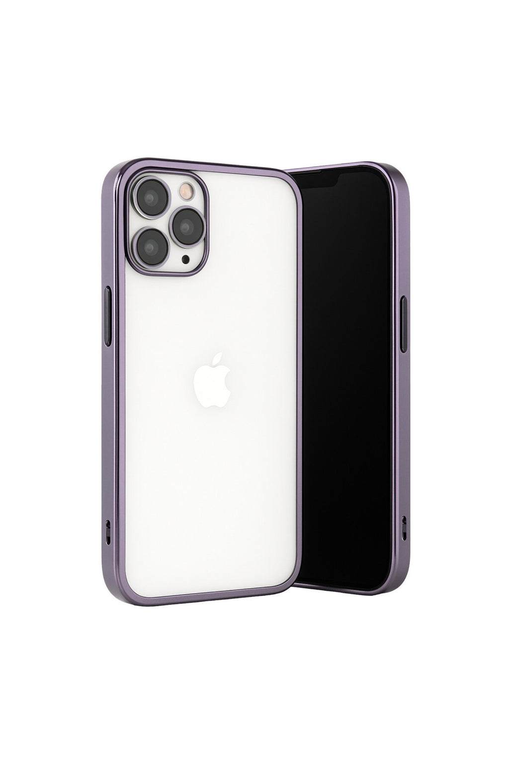 Apple iPhone 13 Pro Max Uyumlu Kılıf Lensli Silikon - Mor