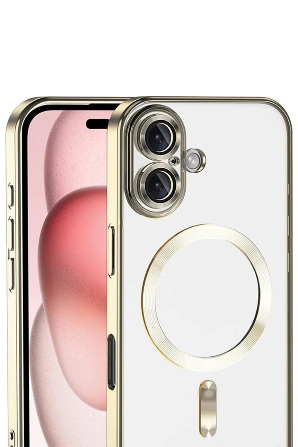 Apple iPhone 17 Uyumlu Kross Magneticsafe Kapak - Gold