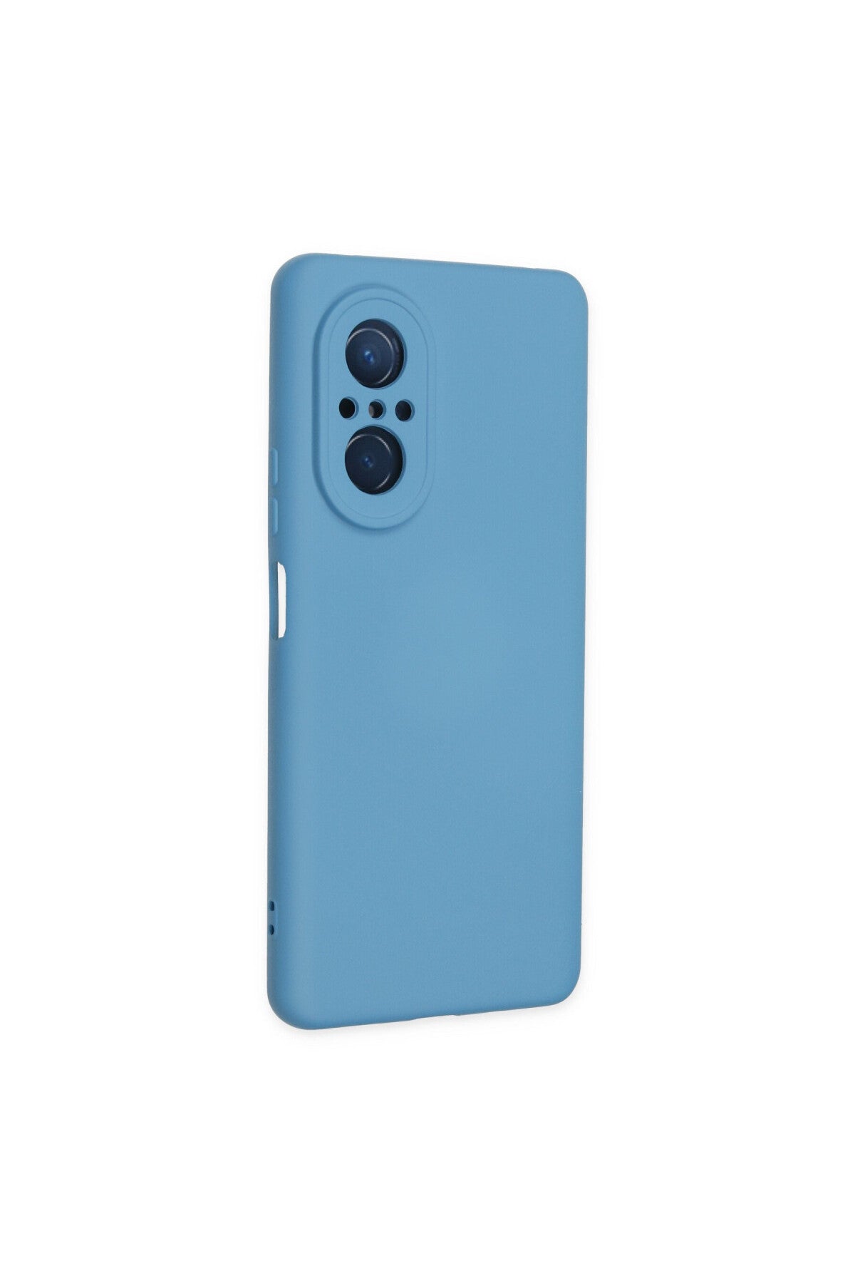 Huawei Nova 9 SE Uyumlu Kılıf Nano içi Kadife Silikon - Mavi