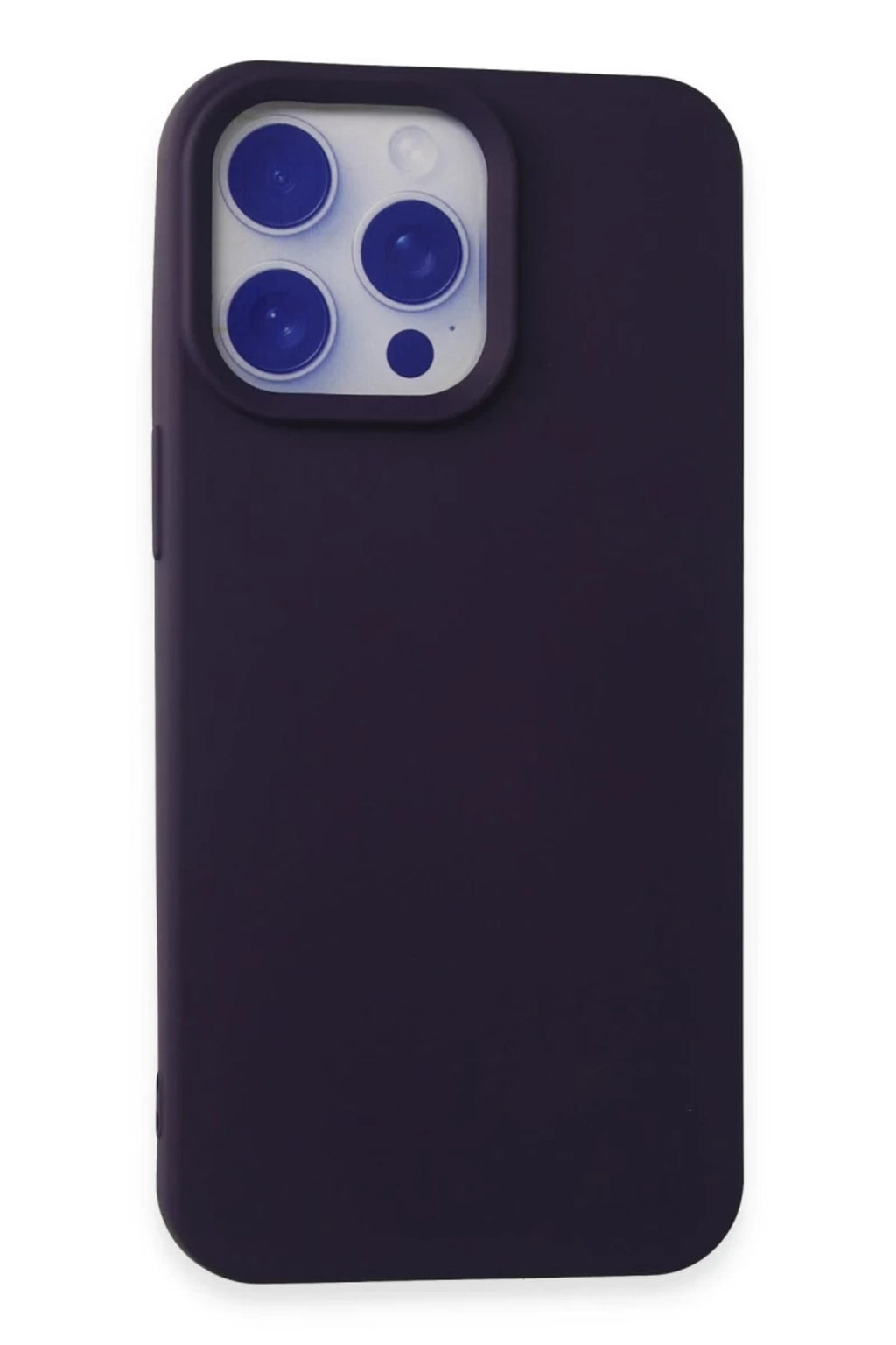 Apple iPhone 15 Pro Max Uyumlu Kılıf Nano içi Kadife Silikon - Mor