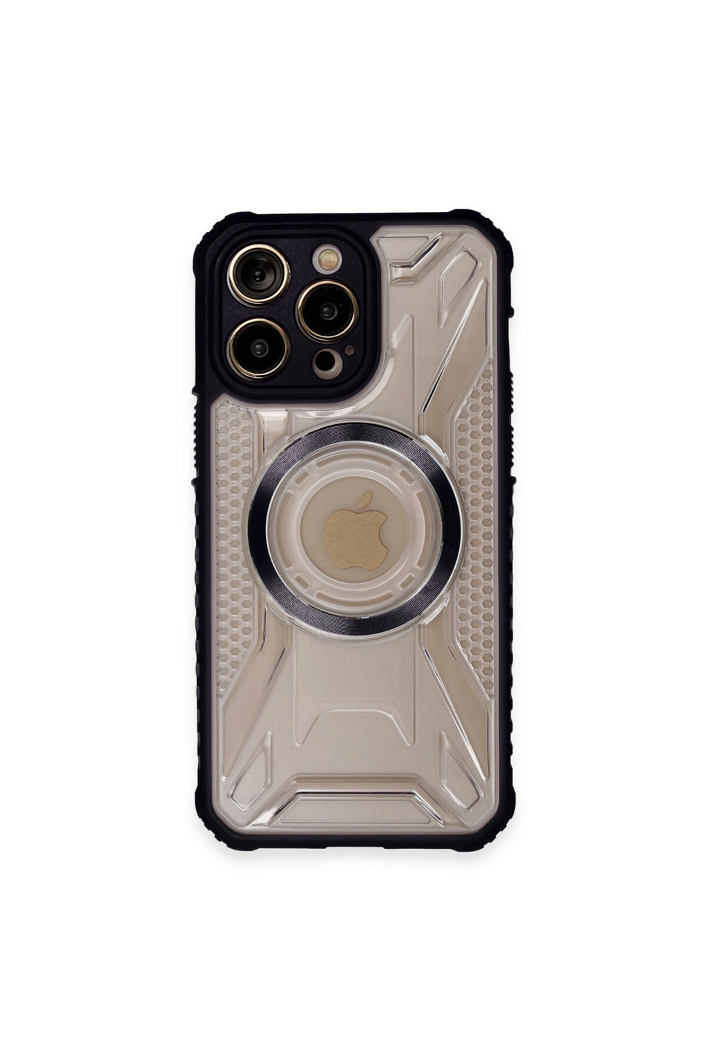 Apple iPhone 13 Pro Max Uyumlu Kılıf Prag Magneticsafe Kapak - Siyah