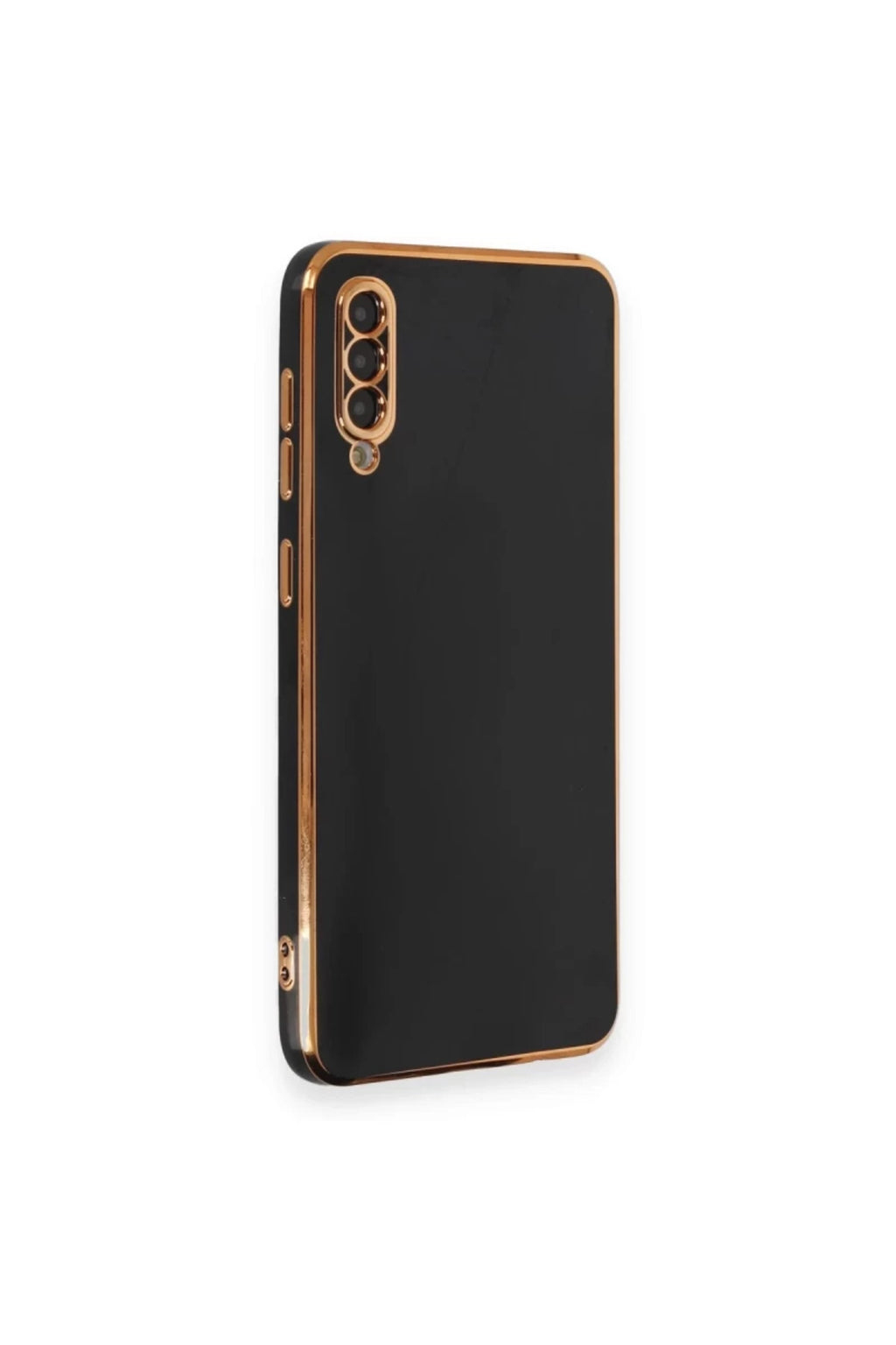 Samsung Galaxy A50 Uyumlu Kılıf Volet Silikon - Siyah