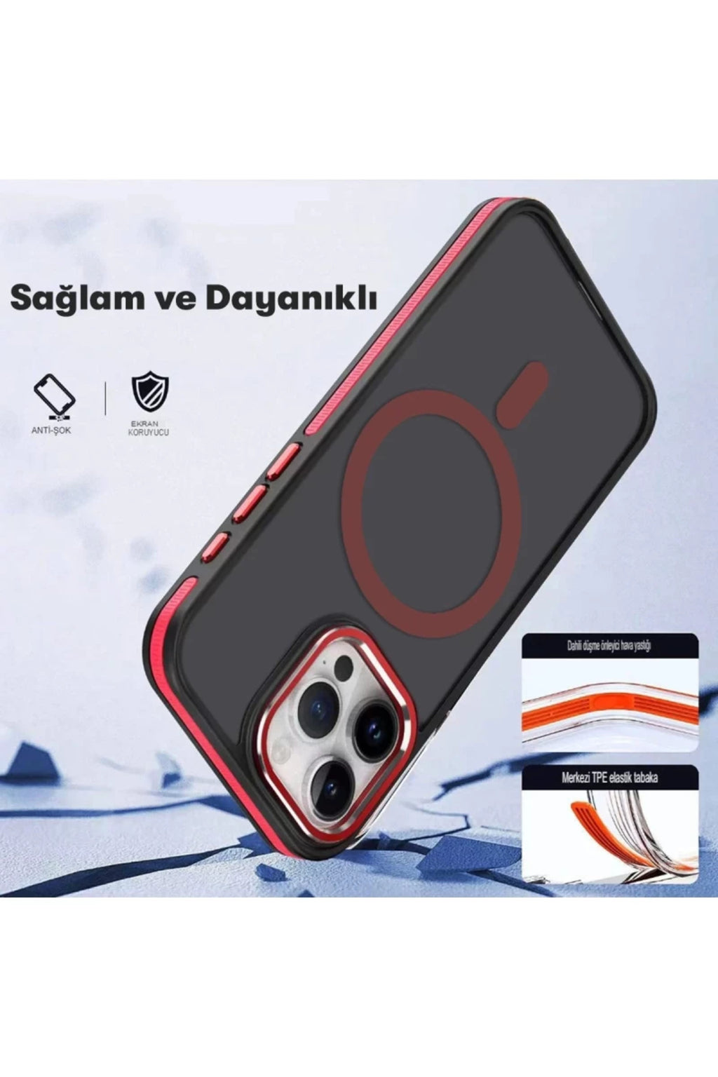 Joko Apple iPhone 14 Pro Max Uyumlu Winner Magsafe Kapak - Derin Mor