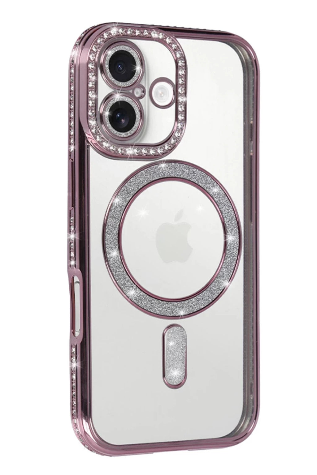 Apple iPhone 17 Uyumlu Joke Simli Magneticsafe Kılıf - Pembe