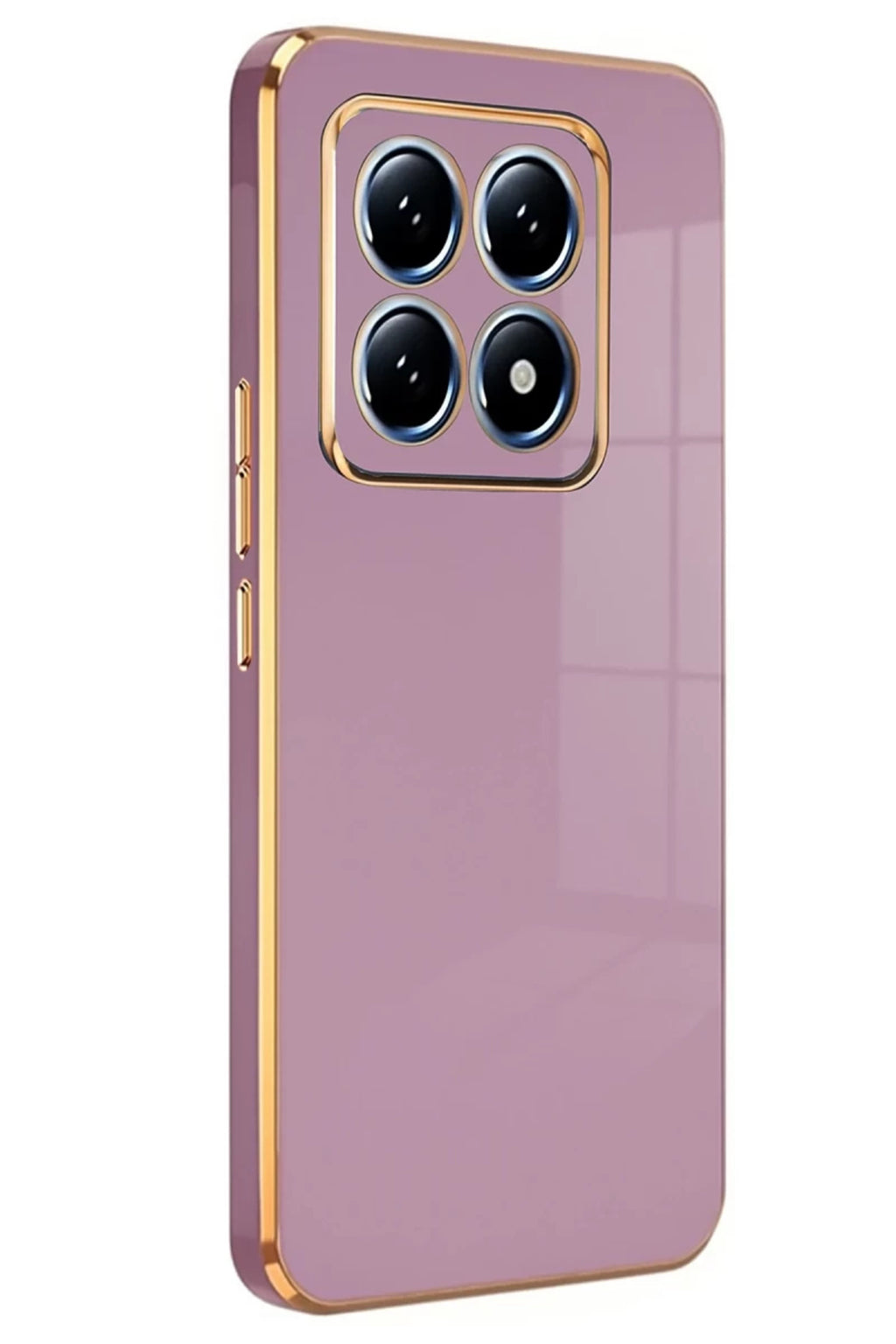 Xiaomi Mi 14T Pro Uyumlu Volet Silikon - Mor