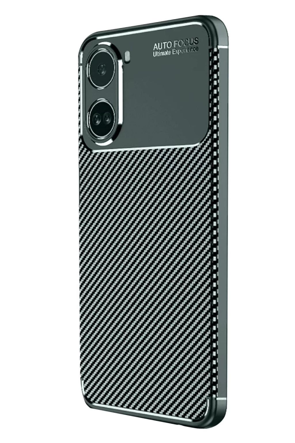 Xiaomi Poco X7 Pro Uyumlu Kılıf Auto Focus Karbon Kapak - Koyu Yeşil