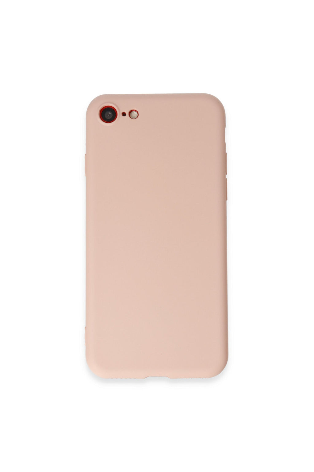 Apple iPhone 7 Uyumlu Kılıf First Silikon - Pudra