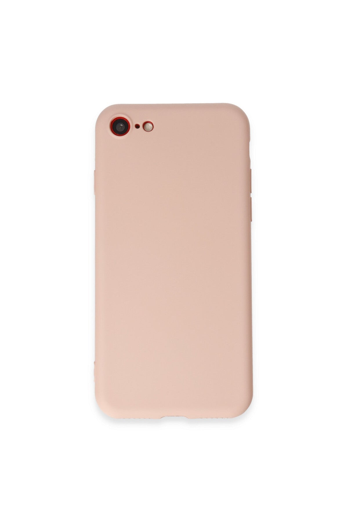Apple iPhone 7 Uyumlu Kılıf First Silikon - Pudra