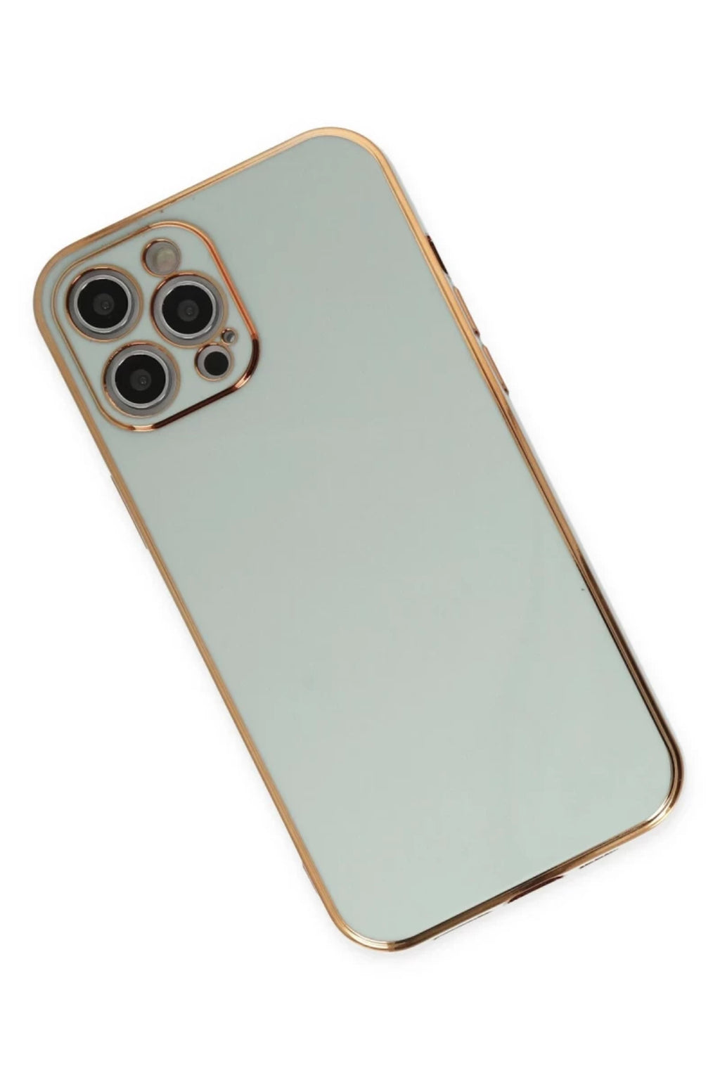 Apple iPhone 12 Pro Uyumlu Kılıf Volet Silikon - Açık Yeşil