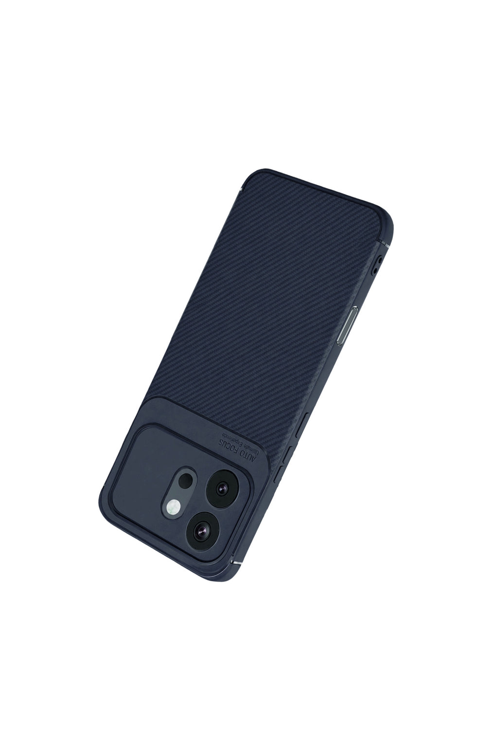 Huawei Honor 600 Uyumlu Auto Focus Karbon Kapak - Lacivert