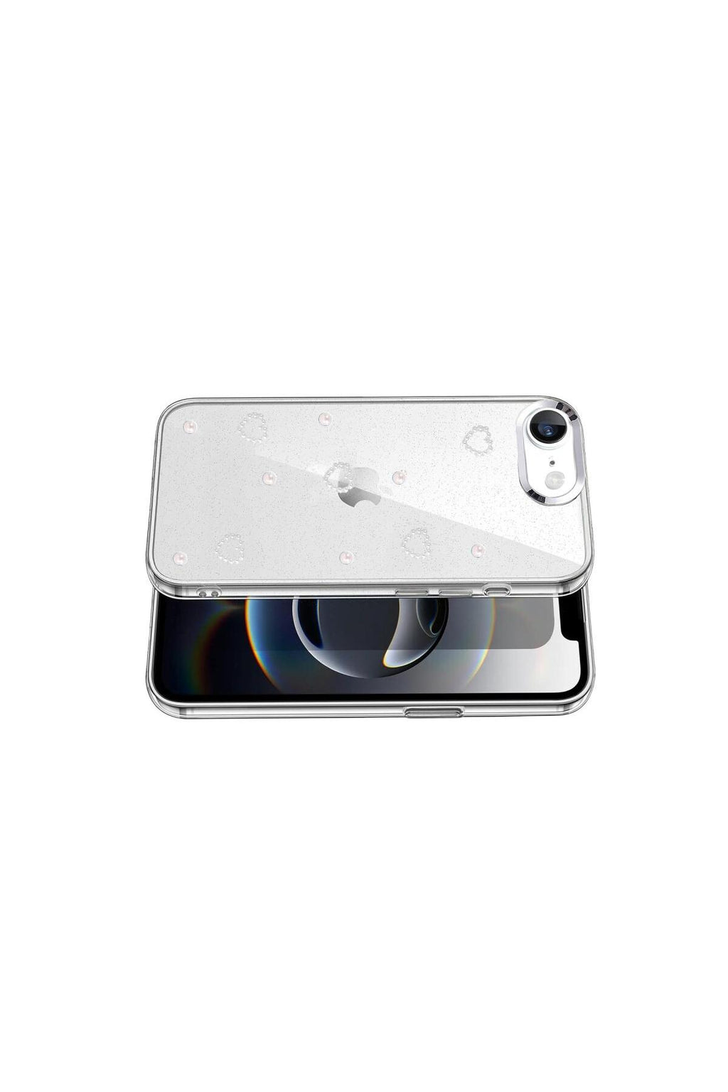 Apple iPhone 16E Uyumlu Fiyonk Desenli Kapak - Desen 10