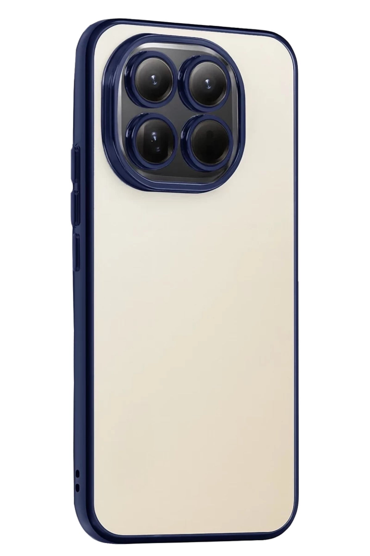 Xiaomi Mi 15 Uyumlu Lensli Silikon - Lacivert
