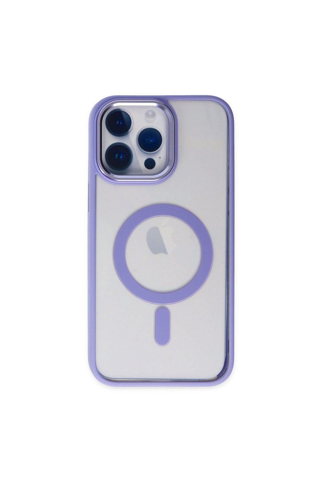 Apple iPhone 14 Pro Uyumlu Kılıf Room Magneticsafe Silikon - Lila