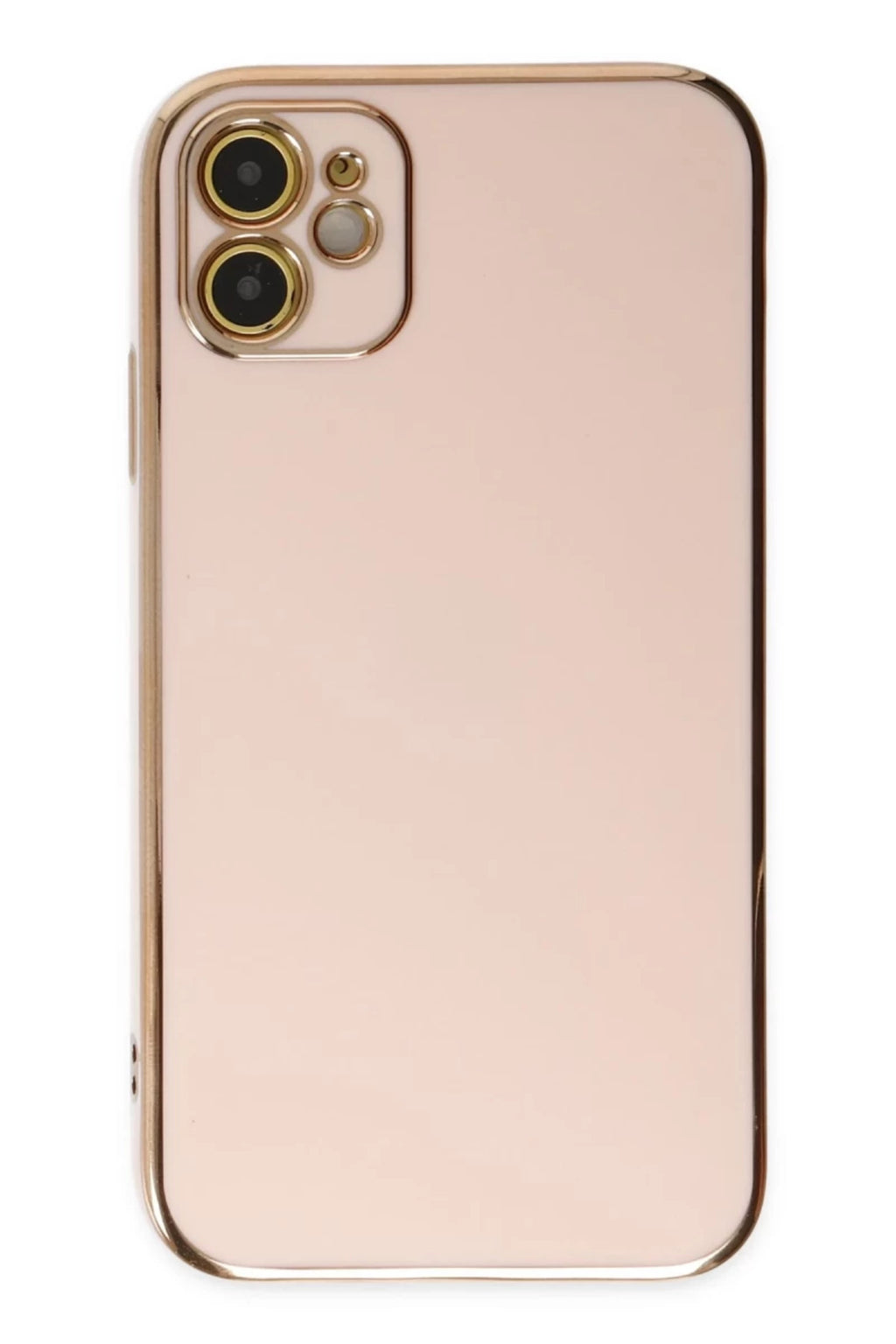 Apple iPhone 12 Uyumlu Kılıf Volet Silikon - Pembe